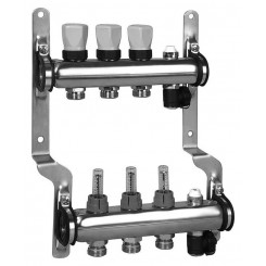 Коллектор распределительный Meibes 1 на 3 контура, с расходомерами RW 1794143"