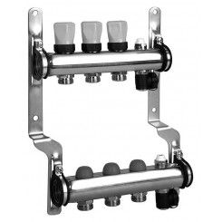 Коллектор распределительный Meibes 1 на 3 контура, с термовставками RW 1794123"