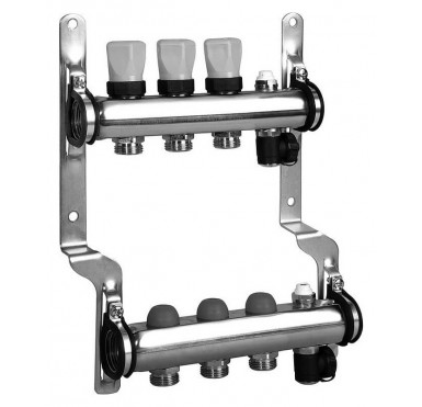 Коллектор распределительный Meibes 1 на 3 контура, с термовставками RW 1794123"