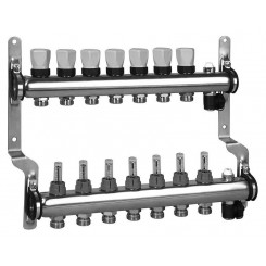 Коллектор распределительный Meibes 1 на 7 контуров, с расходомерами RW 1794147"
