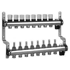 Коллектор распределительный Meibes 1 на 8 контуров, с расходомерами RW 1794148"