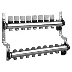 Коллектор распределительный Meibes 1 на 8 контуров, с термовставками RW 1794128"