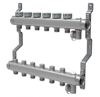 Коллектор распределительный Royal Thermo 1 на 6 контуров RTE 51.106"