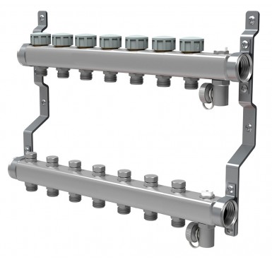 Коллектор распределительный Royal Thermo 1 на 7 контуров RTE 51.107"