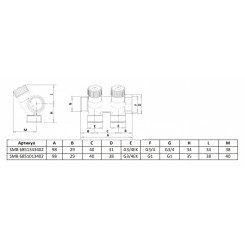 Коллектор распределительный STOUT 1, 2 отвода 3/4ЕК SMB 6851 013402""