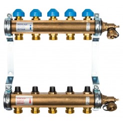 Коллектор Watts HKV-5 на 5 контуров, для теплых полов 10004178