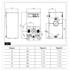 Чугунный напольный котел Fondital ELBA DUAL 43