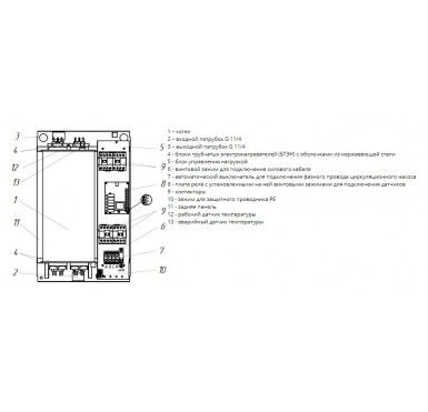 Электрический котел Эван UNIVERSAL 120 380v