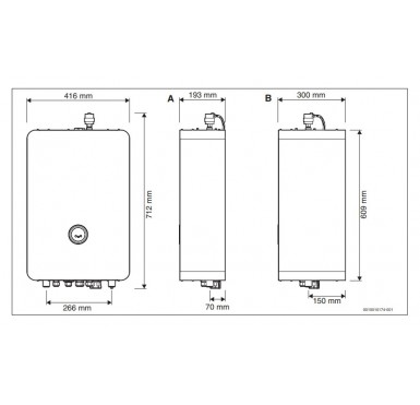 Электрический настенный котел BOSCH Tronic Heat 3500 18