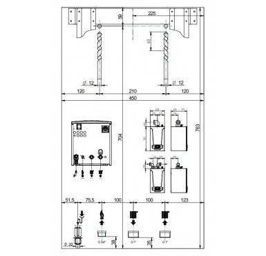 Газовый конденсационный одноконтурный настенный котел Baxi Luna Duo-tec MP 1.35