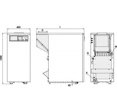 Газовый напольный котел Fondital BALI RTN E 100