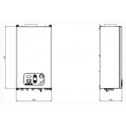 Конденсационный настенный котел Fondital ANTEA KR 24 одноконтурный