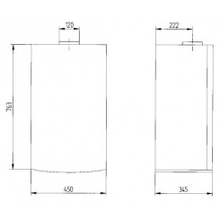 Котел газовый двухконтурный настенный Baxi Luna-3 Comfort 240 i