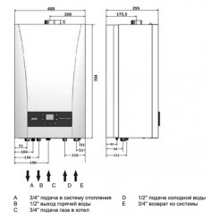 Котел газовый настенный Baxi ECO NOVA 10F