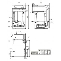 Котел газовый одноконтурный напольный Ferroli Pegasus D 32