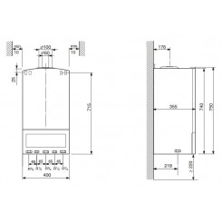 Котел настенный газовый BOSCH ZWA 24 - 2 A