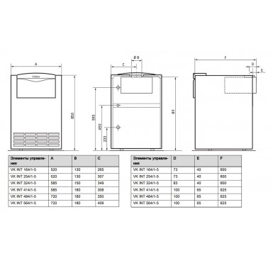 Напольный газовый одноконтурный котел Vaillant atmoVIT VK INT 254/1-5