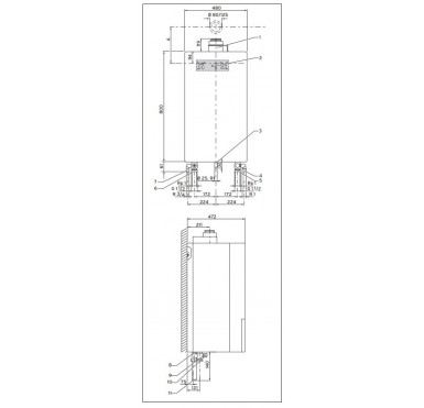 Настенный газовый конденсационный одноконтурный котёл Vaillant ecoTEC plus VU INT 656/5-5 H