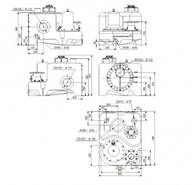 Канализационная насосная установка Grundfos Multilift M.12.1.4 1x230V 10m (97901076)