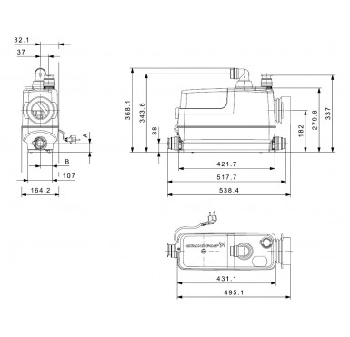 Канализационный насос Grundfos Sololift 2 CWC-3 (арт. 97775316)