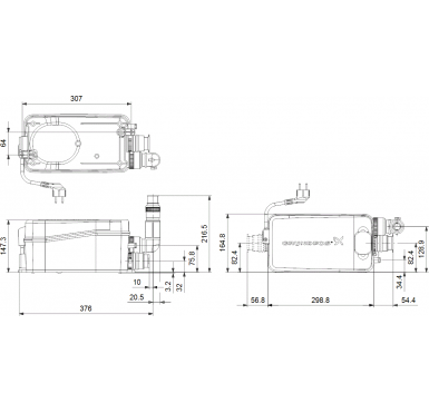 Канализационный насос Grundfos Sololift 2 D-2 (арт. 97775318)