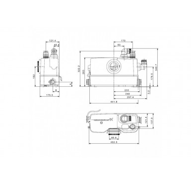 Канализационный насос  Grundfos Sololift 2 WC-3 (арт. 97775315)