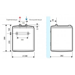 Накопительный водонагреватель Atlantic Opro Small 15 SB 220v