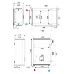 Накопительный водонагреватель Atlantic Vertigo Steatite 100 220v