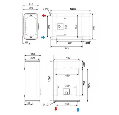 Накопительный водонагреватель Atlantic Vertigo Steatite 80 220v