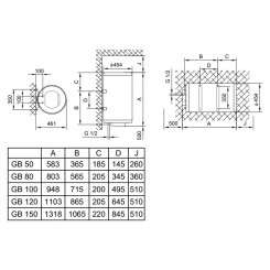 Напорный электрический водонагреватель Gorenje GBFU 150 B6 220v