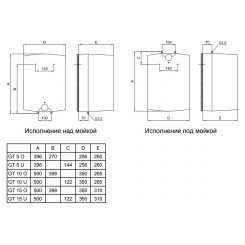 Напорный электрический водонагреватель Gorenje GT 10 U 220v