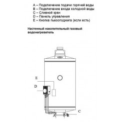 Водонагреватель накопительный газовый Baxi SAG-3 100