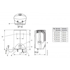 Водонагреватель накопительный напорный STIEBEL ELTRON SH 10 SLi 220v