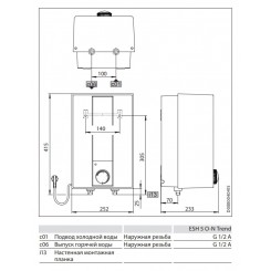 Водонагреватель накопительный Stiebel Eltron ESH 5 O-N Trend + A