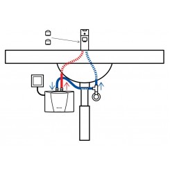 Водонагреватель проточный CLAGE M 3 / SNM 220v со смесителем